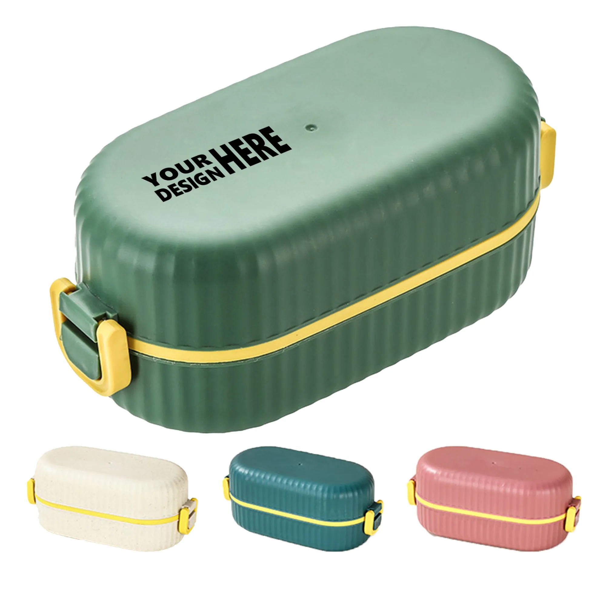 Portable Layered Lunch Box 4
