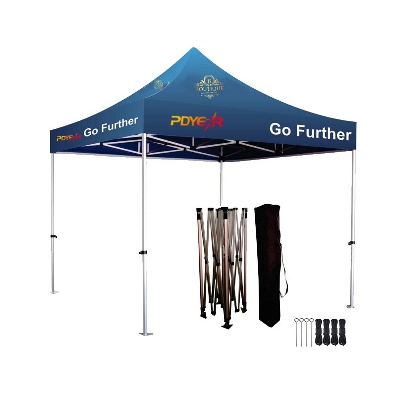 10' X 10' Pop Up Canopy Tent Kit With Full Color Print 1