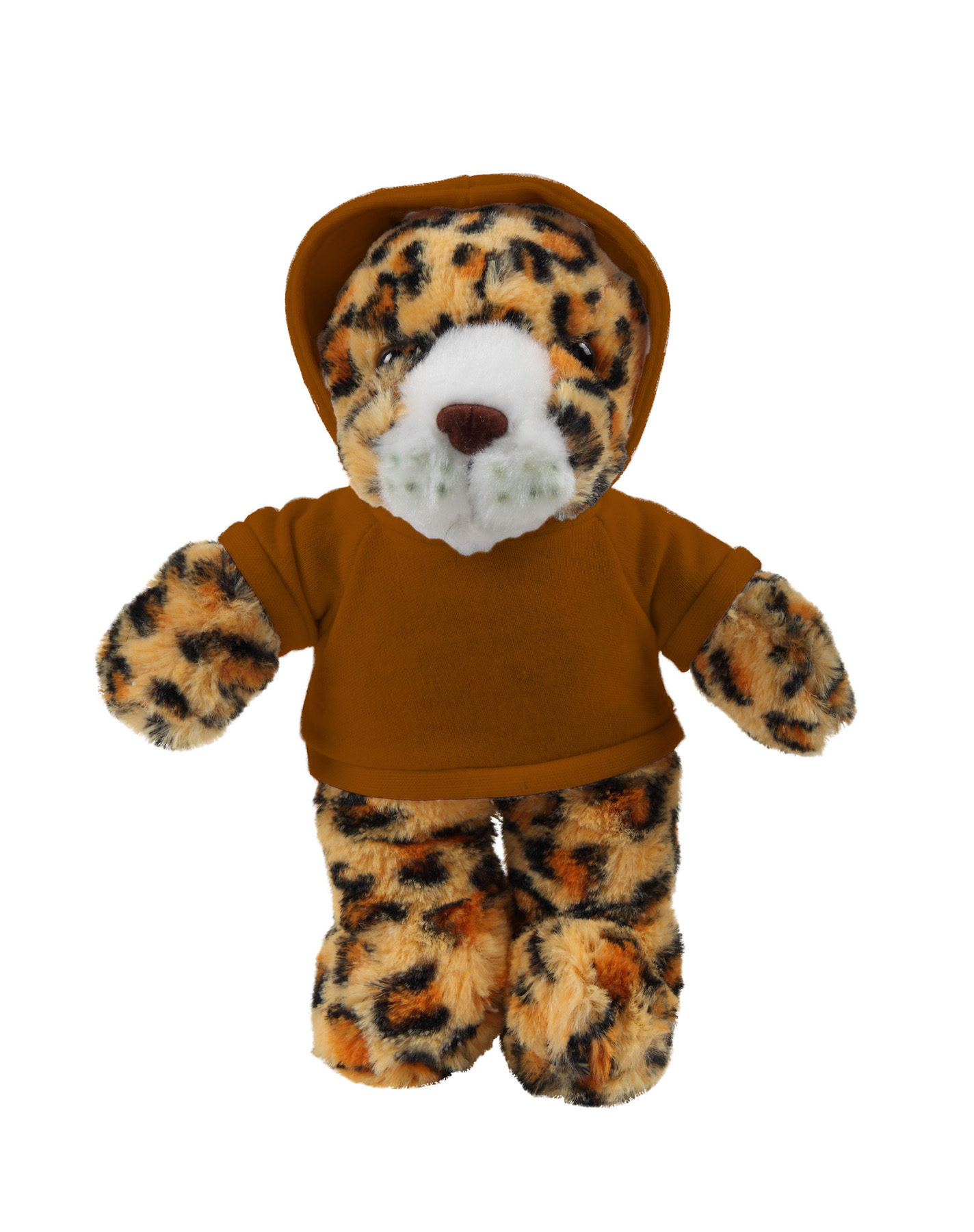 soft plush Leopard with hoodie 8