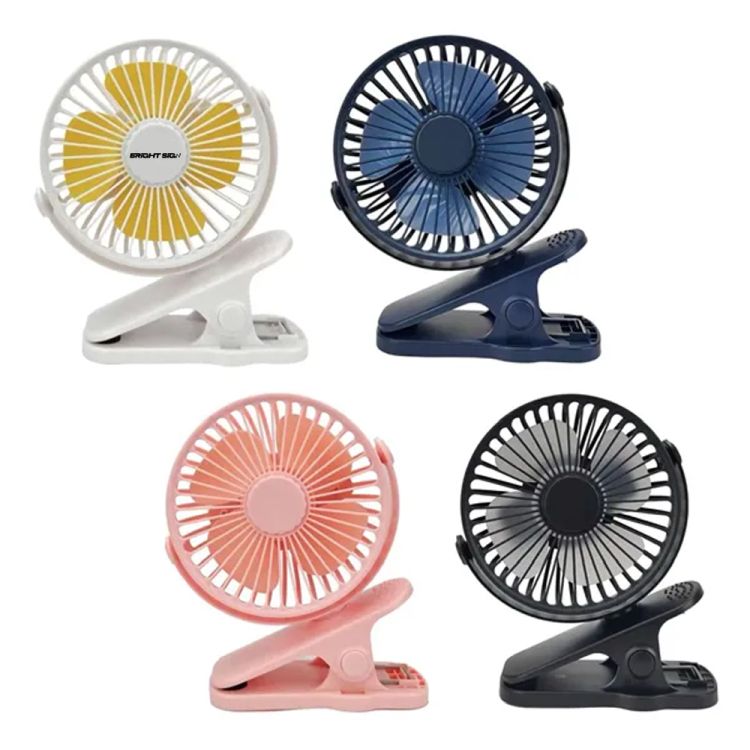 4-Inch USB Rechargeable Clip-On Fan with 360 Rotation 2
