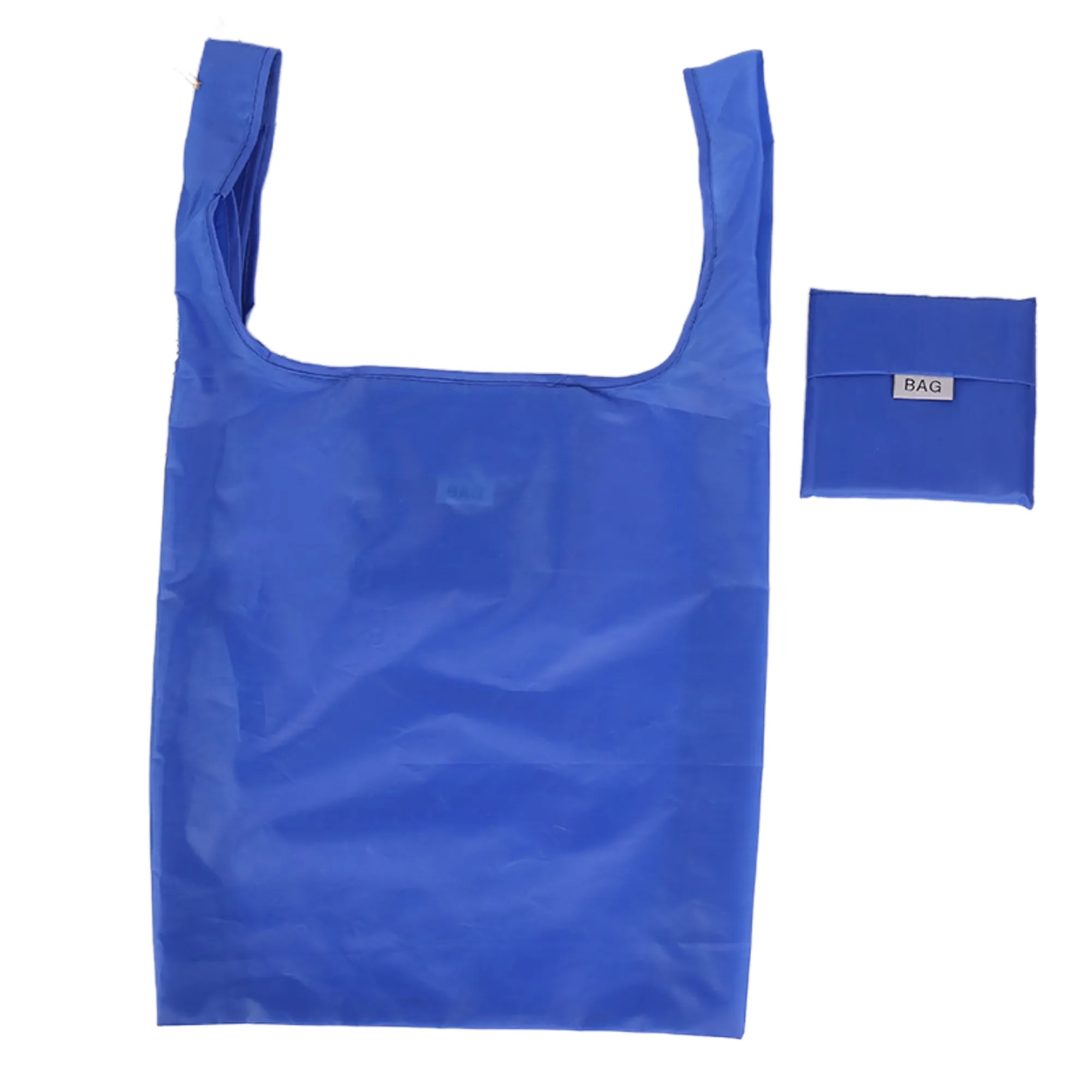 Solid Color Eco-Friendly Foldable Storage Tote Bag, custom tote bag with logo imprint 5