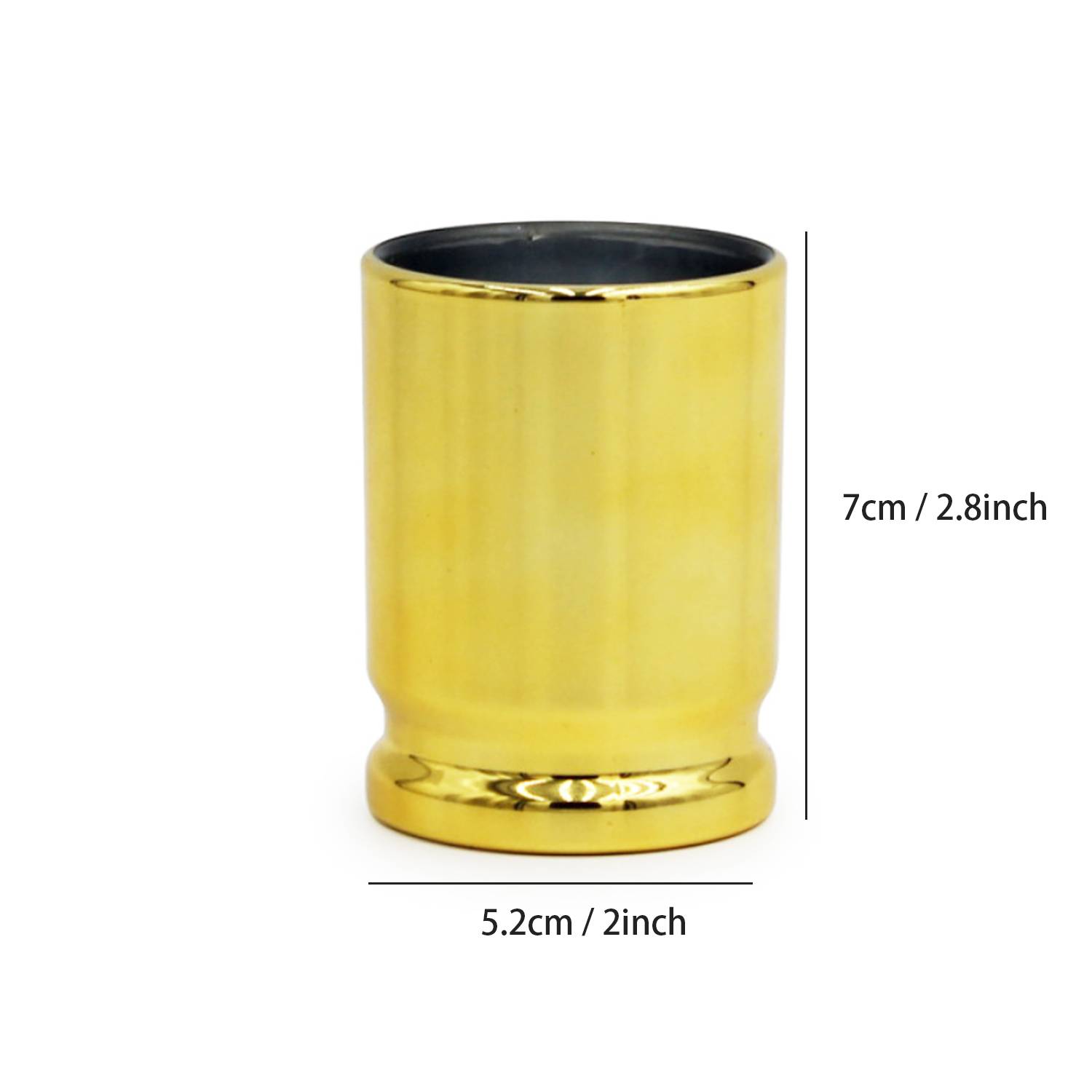 4-Pack 3oz 50 Cal Shot Glasses 2
