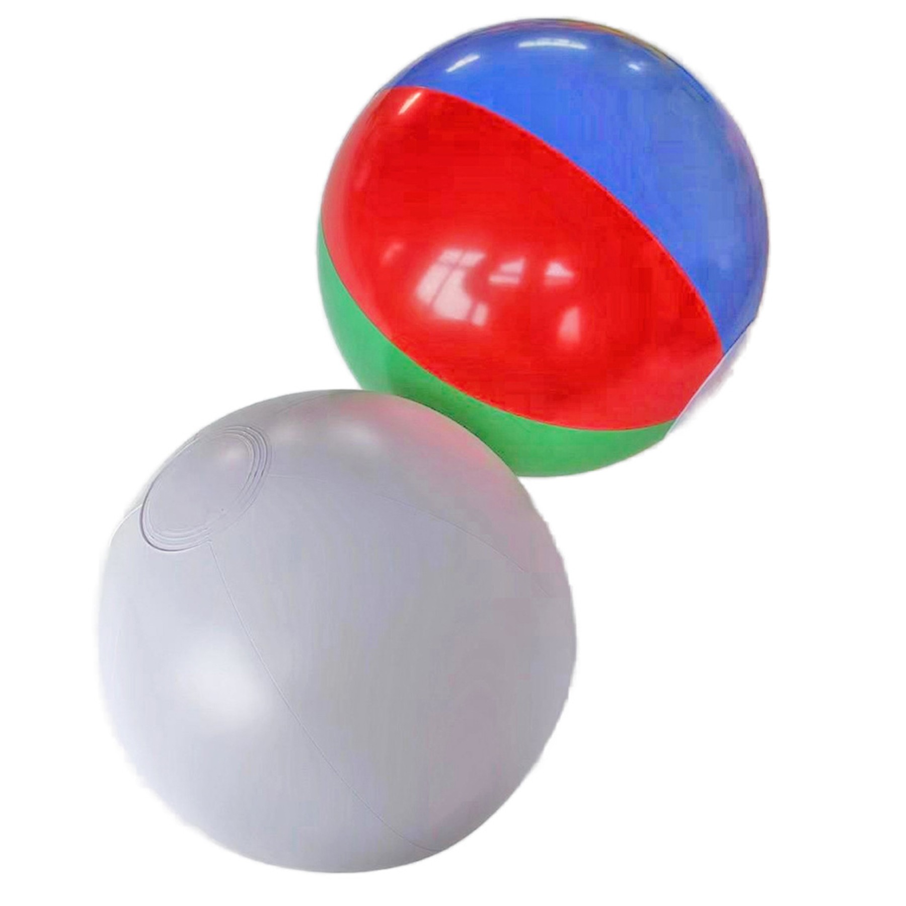 12" Inflatable Alternating Multi-Color Beach Ball 4