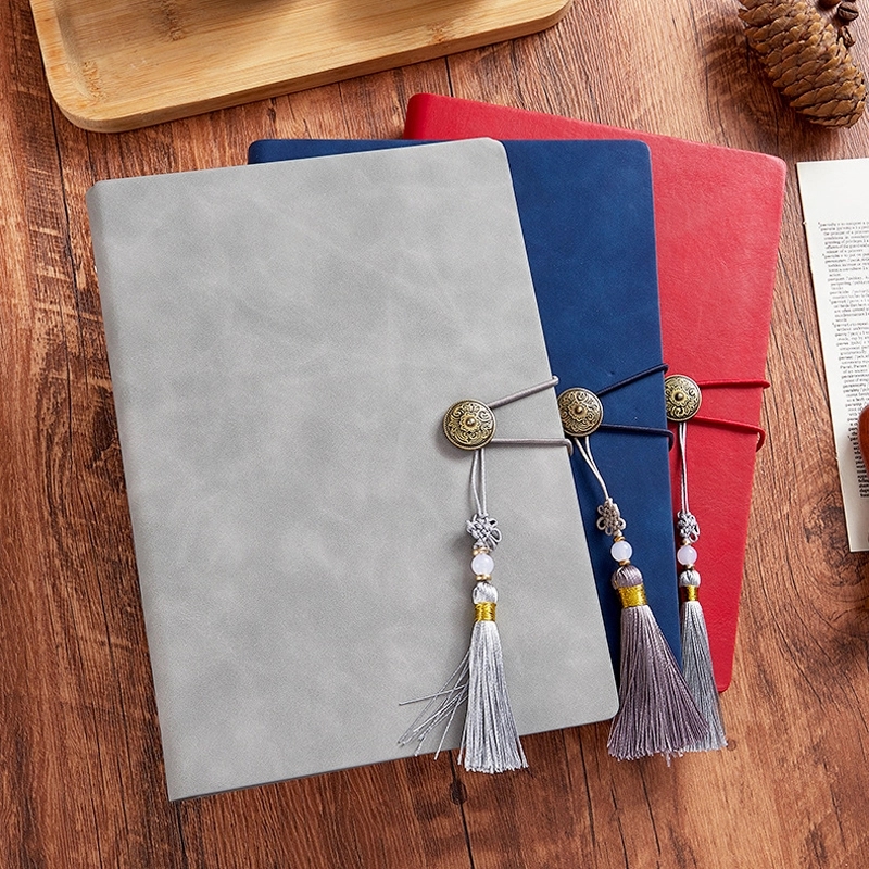 PU Leather A5 Business Travel Journal Binder Notebook 2