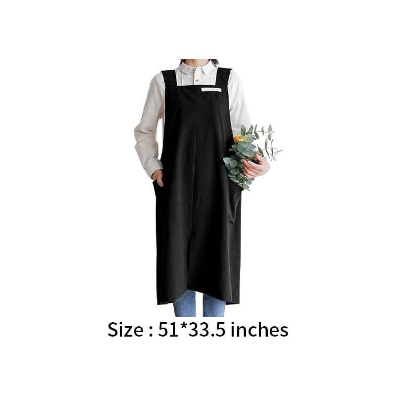 Cross-Back Apron with Pock for Women and Men 3