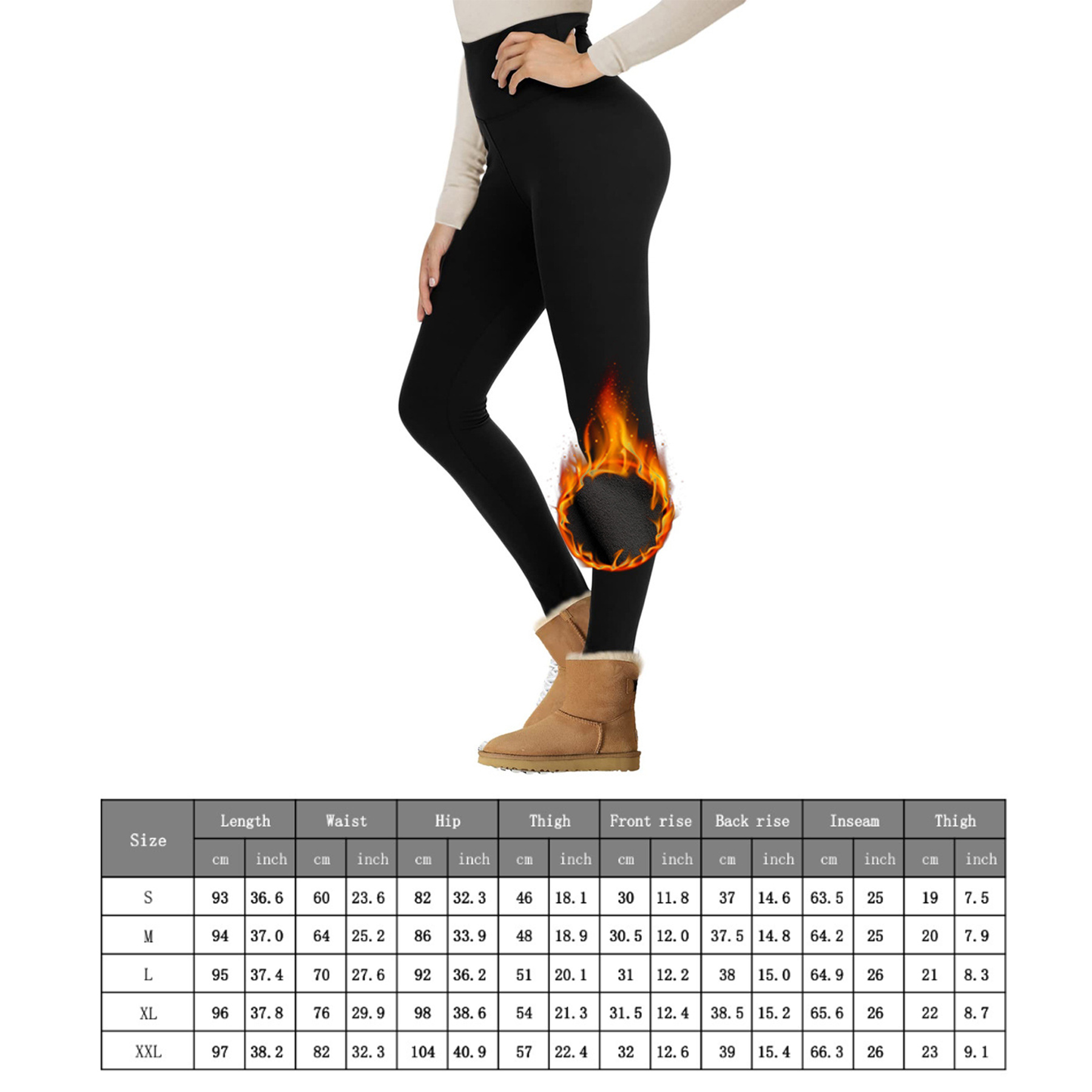 Thick Velvet Tights Thermal Pants 3
