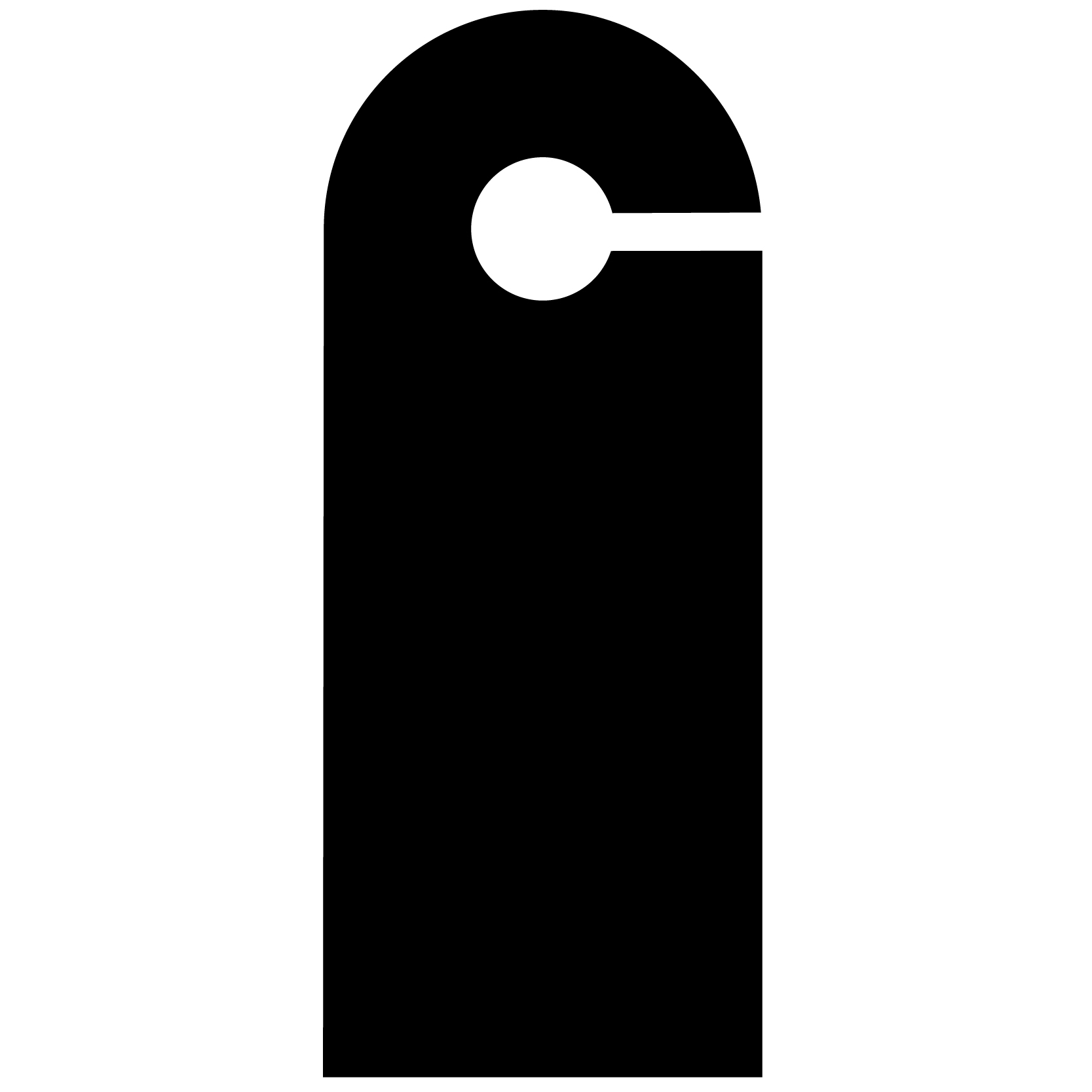 Door Hanger 1/4" 12