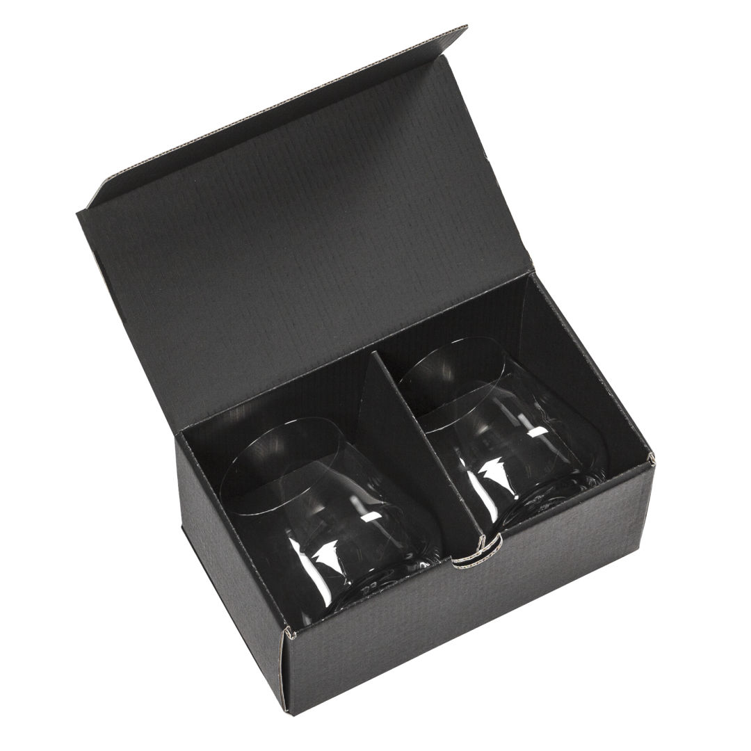 Bretton Stemless Wine - Deep Etch 6