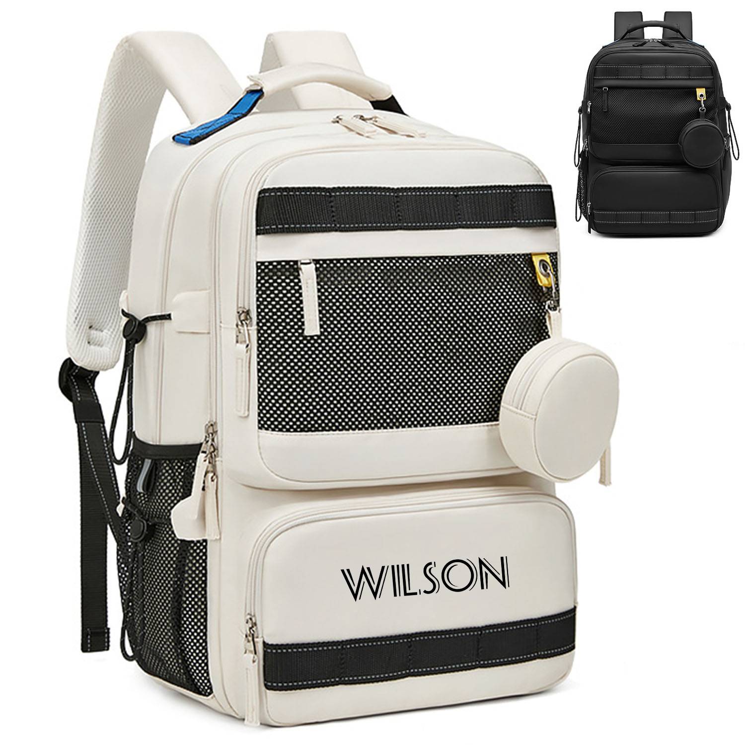 Nylon Casual Backpack with Mini Bag 3