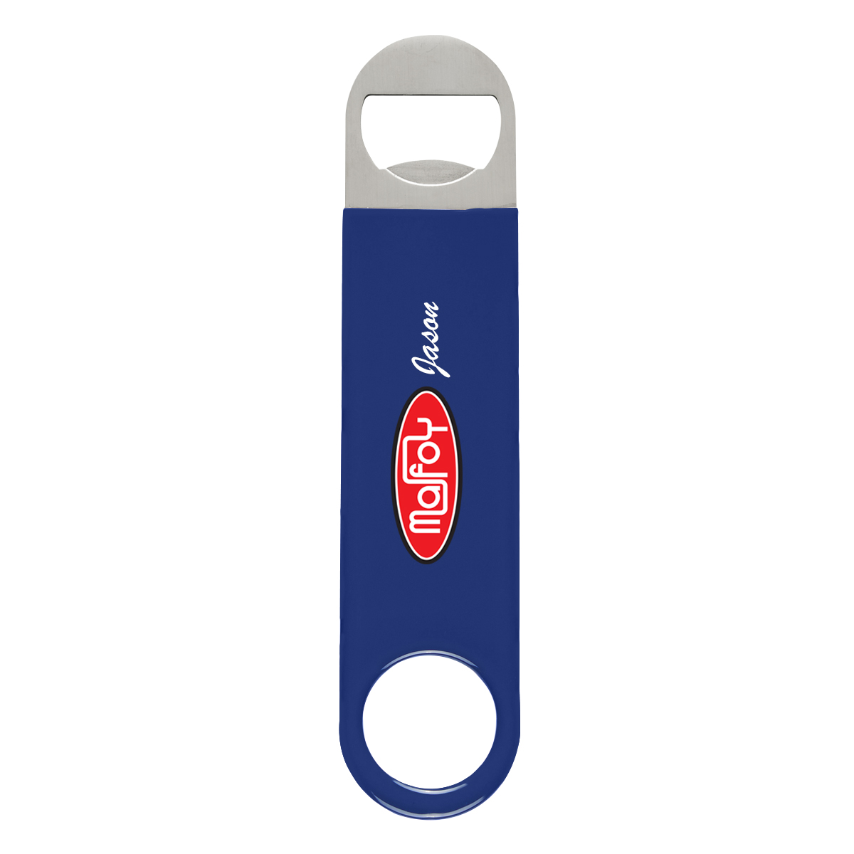 Large Vinyl Coated Stainless Steel Bottle Opener 10