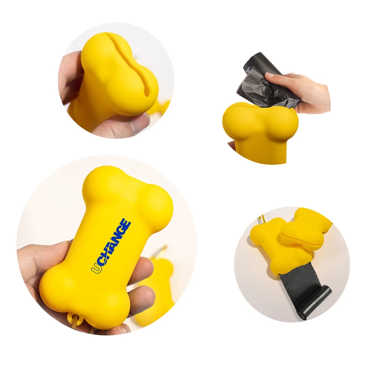 Pet Waste Bag Dispenser With Carabiner 1
