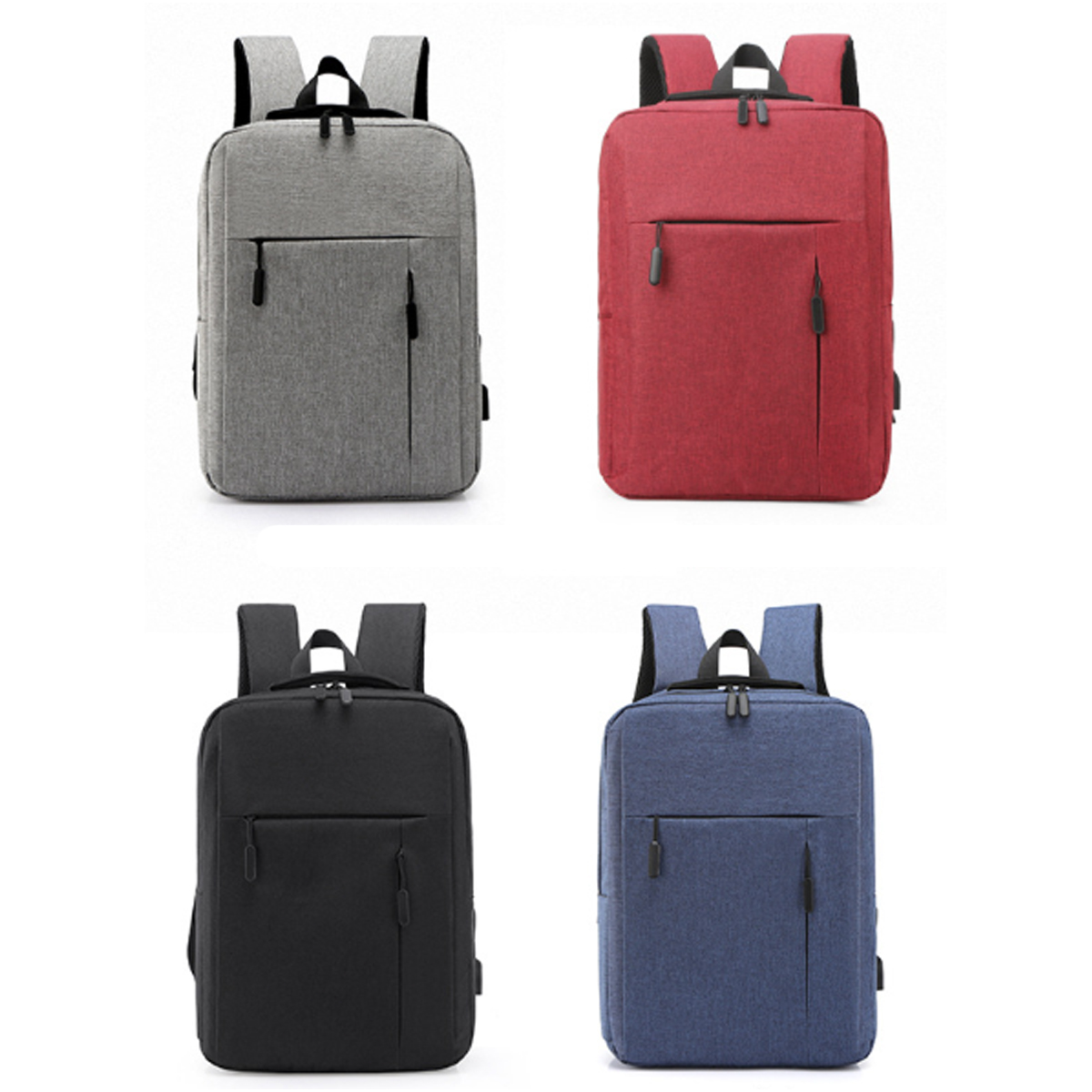 15.6" Laptop Backpack with USB Charging Port 3