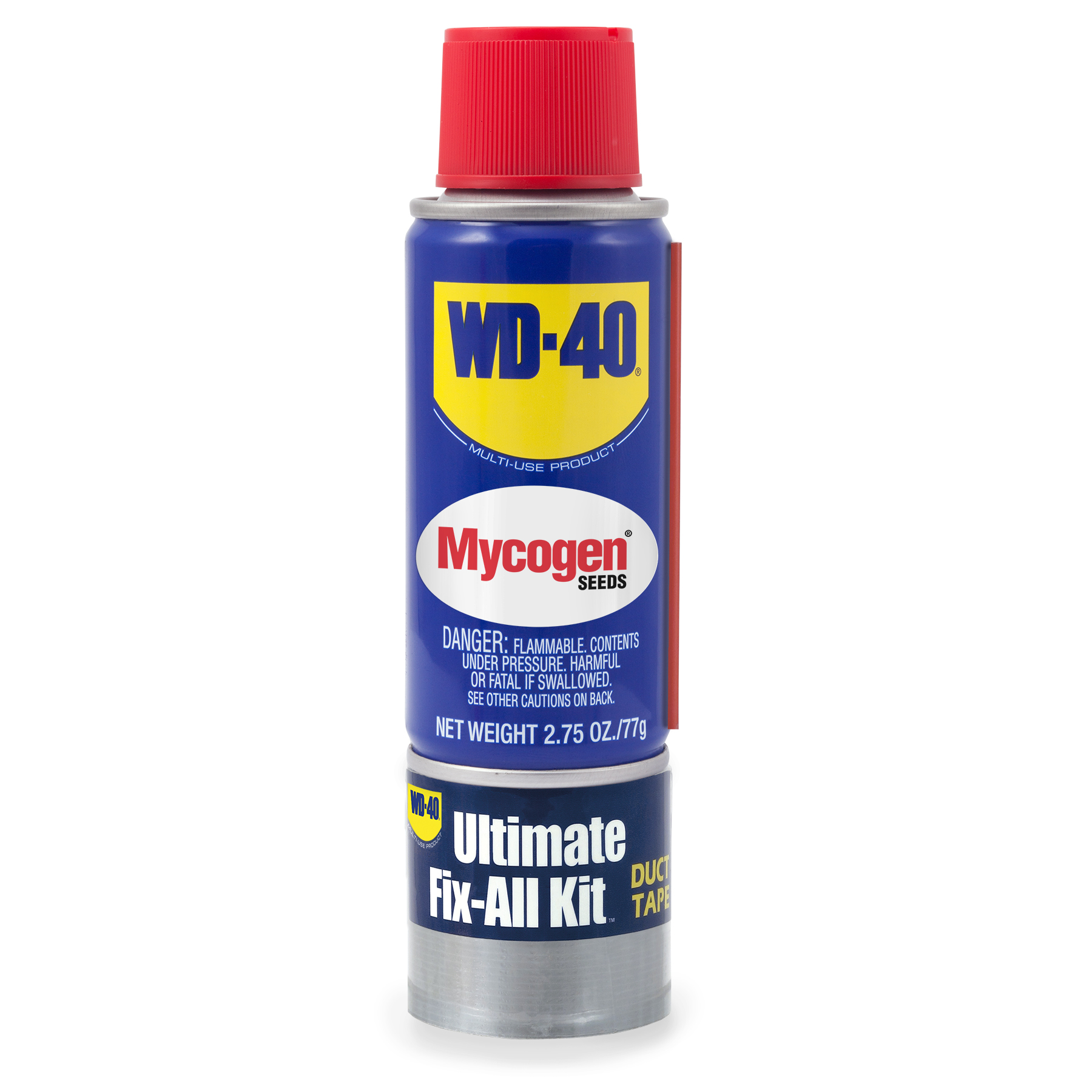 Ultimate Fix-All Kit, WD-40 2.75 oz Handy Can and 6 yards of Duct Tape 1