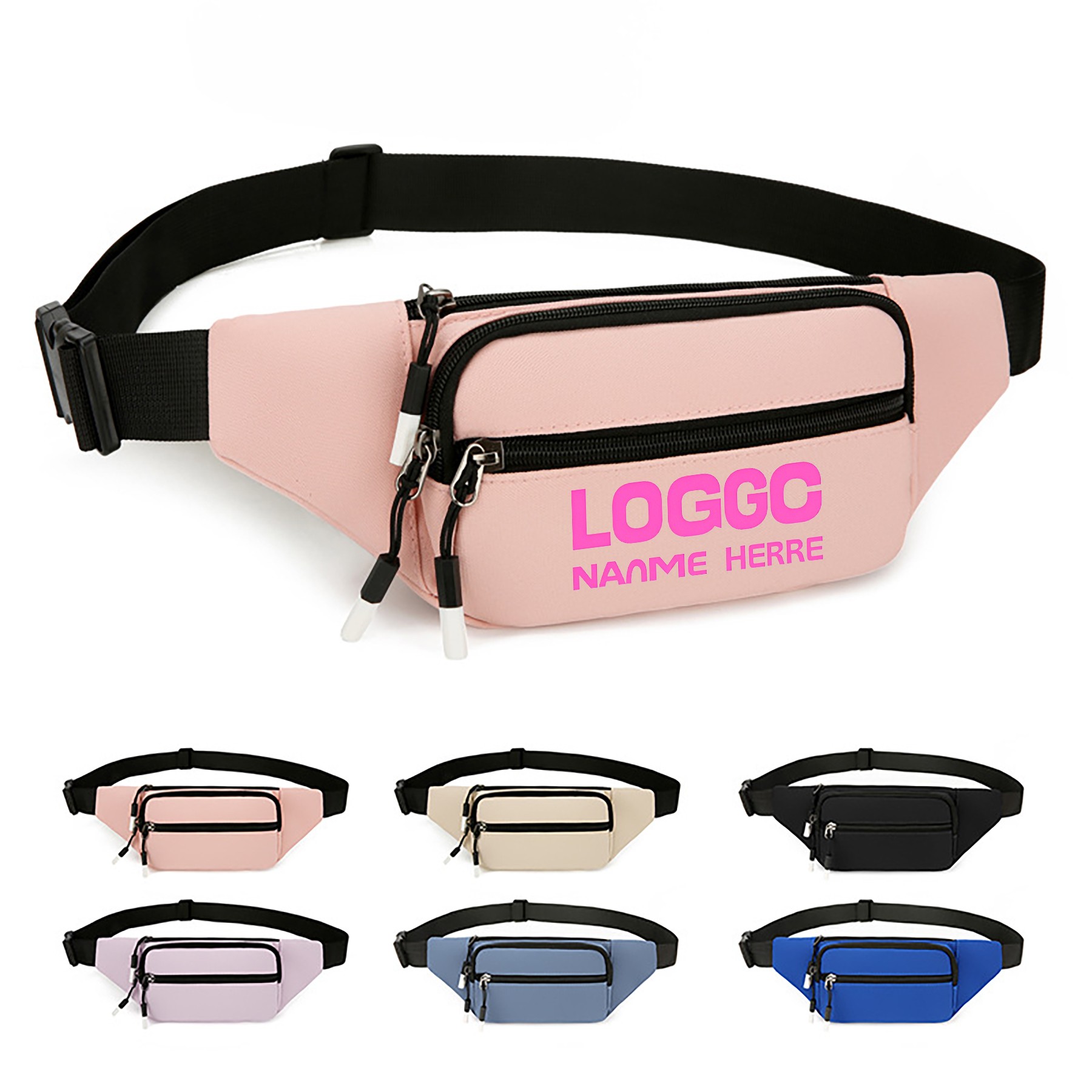 Large Capacity Adjustable Cross Body Fanny Pack