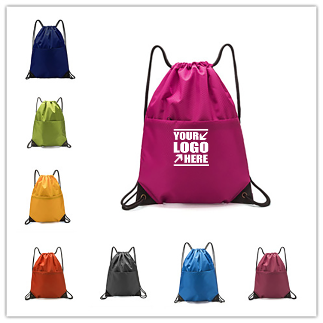 Drawstring Backpack Bag Sport Gym Sackpack 1