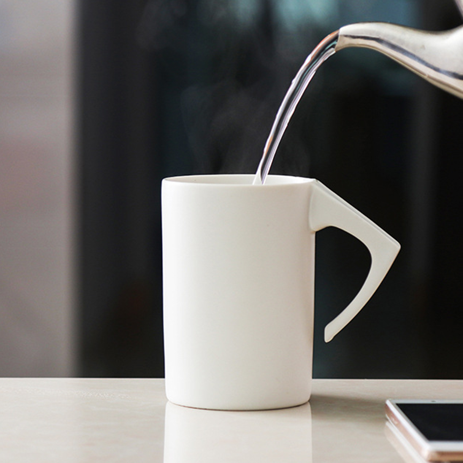 13Oz Creative Inverted Ceramic Mug 4