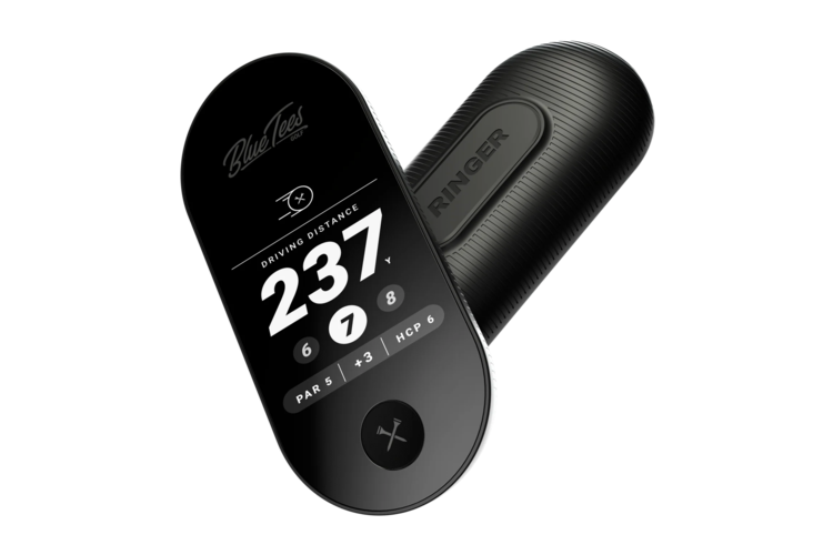 Blue Tees Golf Ringer GPS Handheld - Black 1
