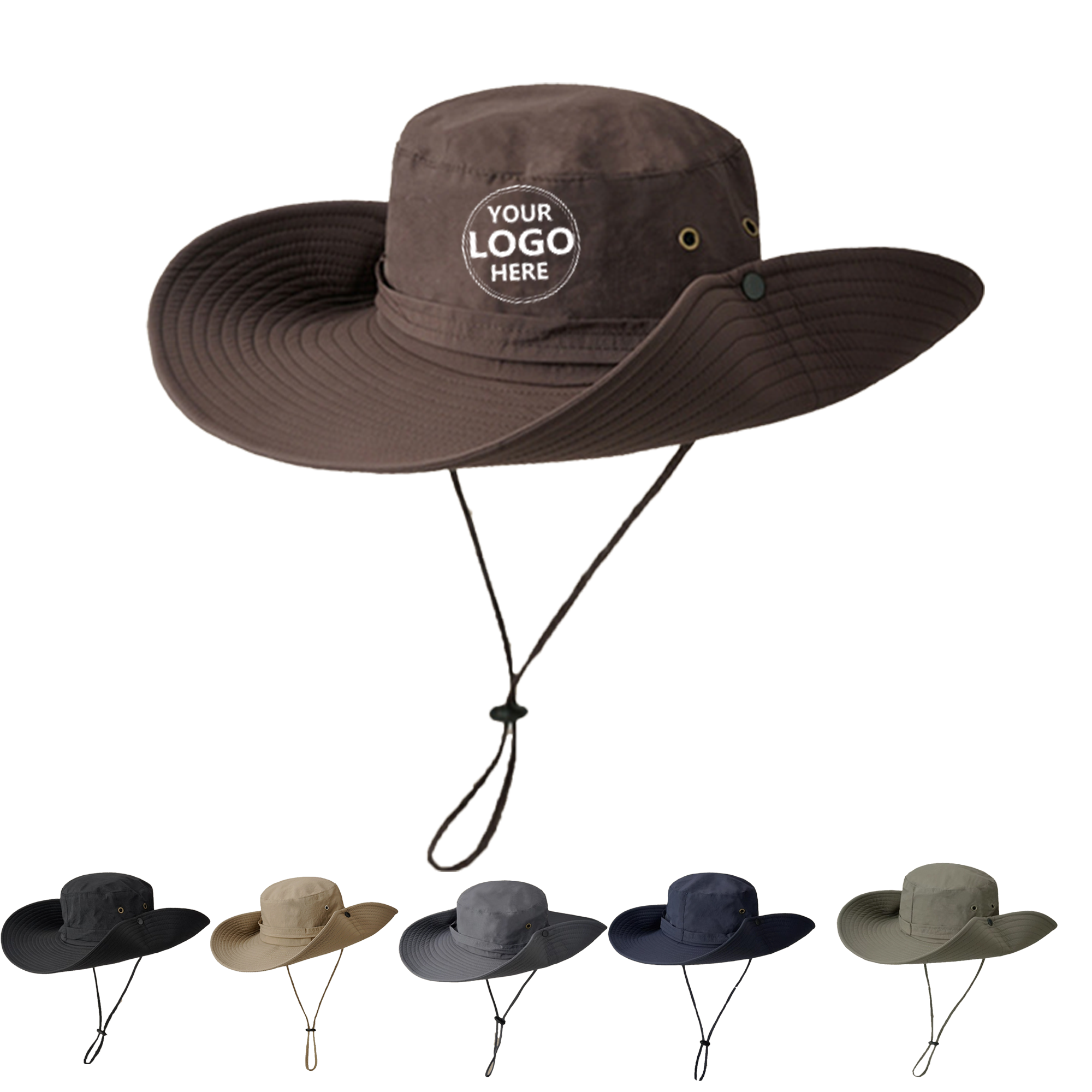 Polyester Sun Protection Fisherman Hat 2