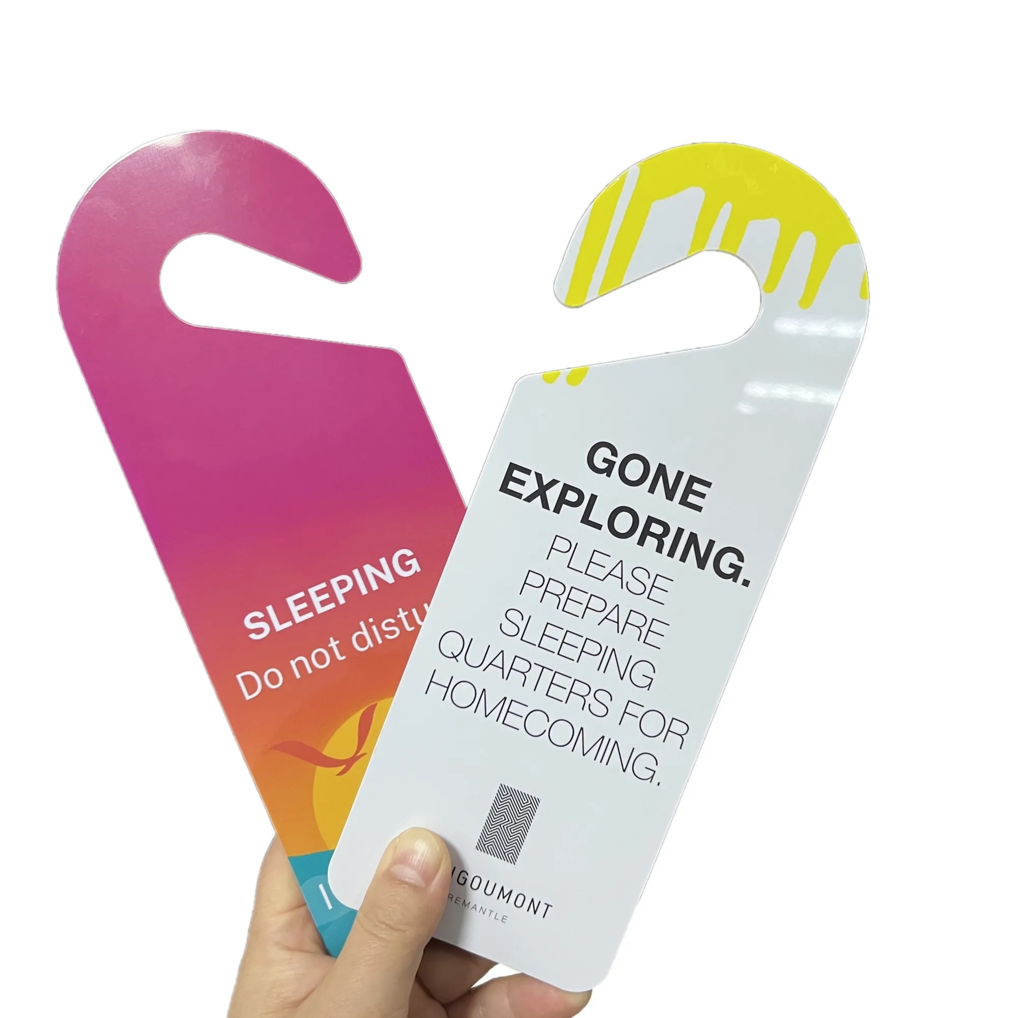 Hotel Listing PVC Do Not Disturb Door Card Hanger 2