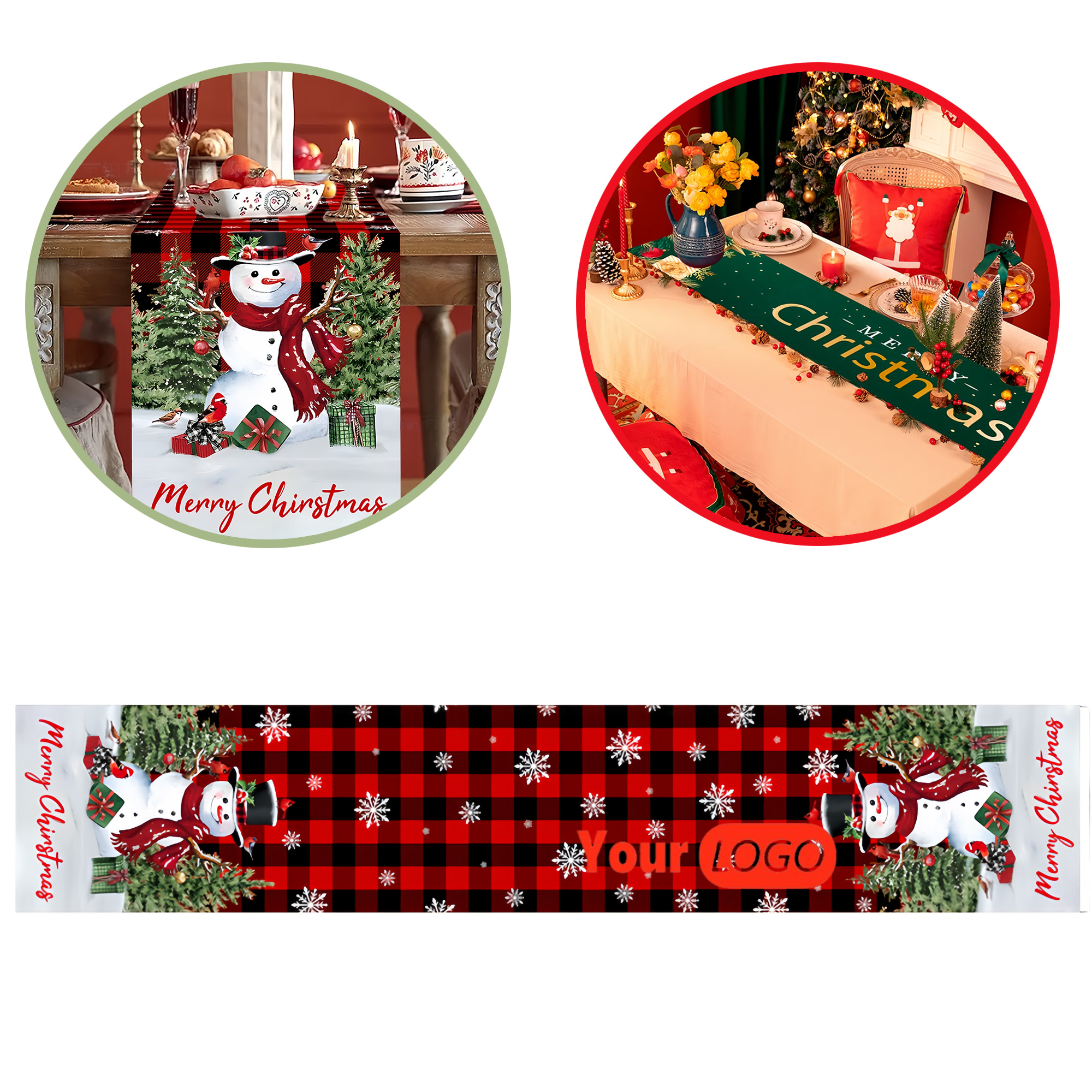 Christmas Creative Table Flag 4