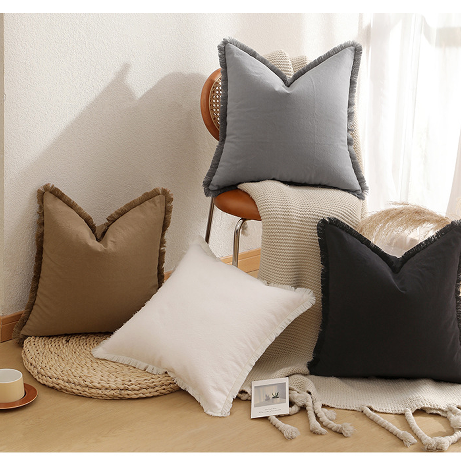 Modern Bohemian pillow case 6