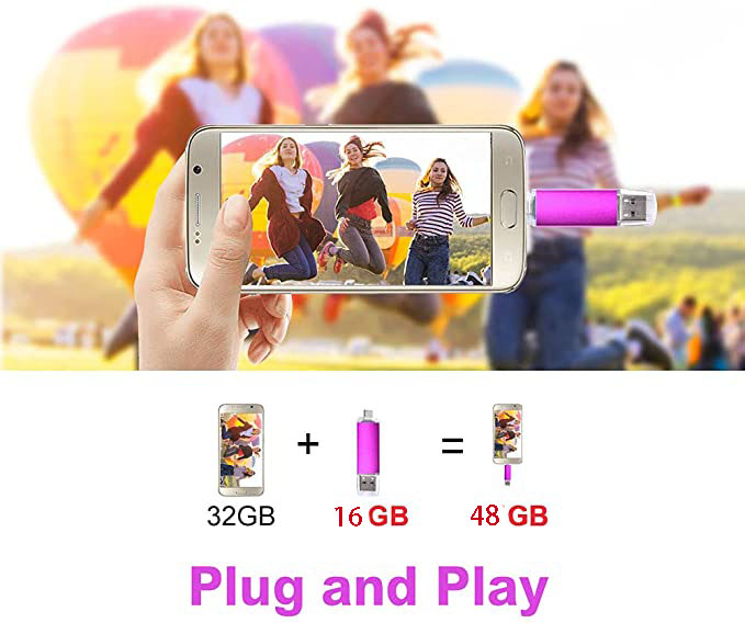16GB USB Flash Drive OTG Micro Memory Stick USB 2.0 for Android Phone 4