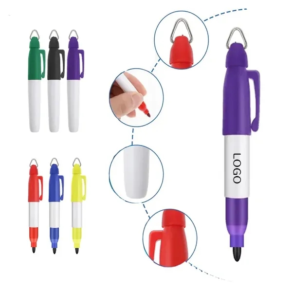 Mini Marker Keychain - Portable Writing Tool with Key Ring 3