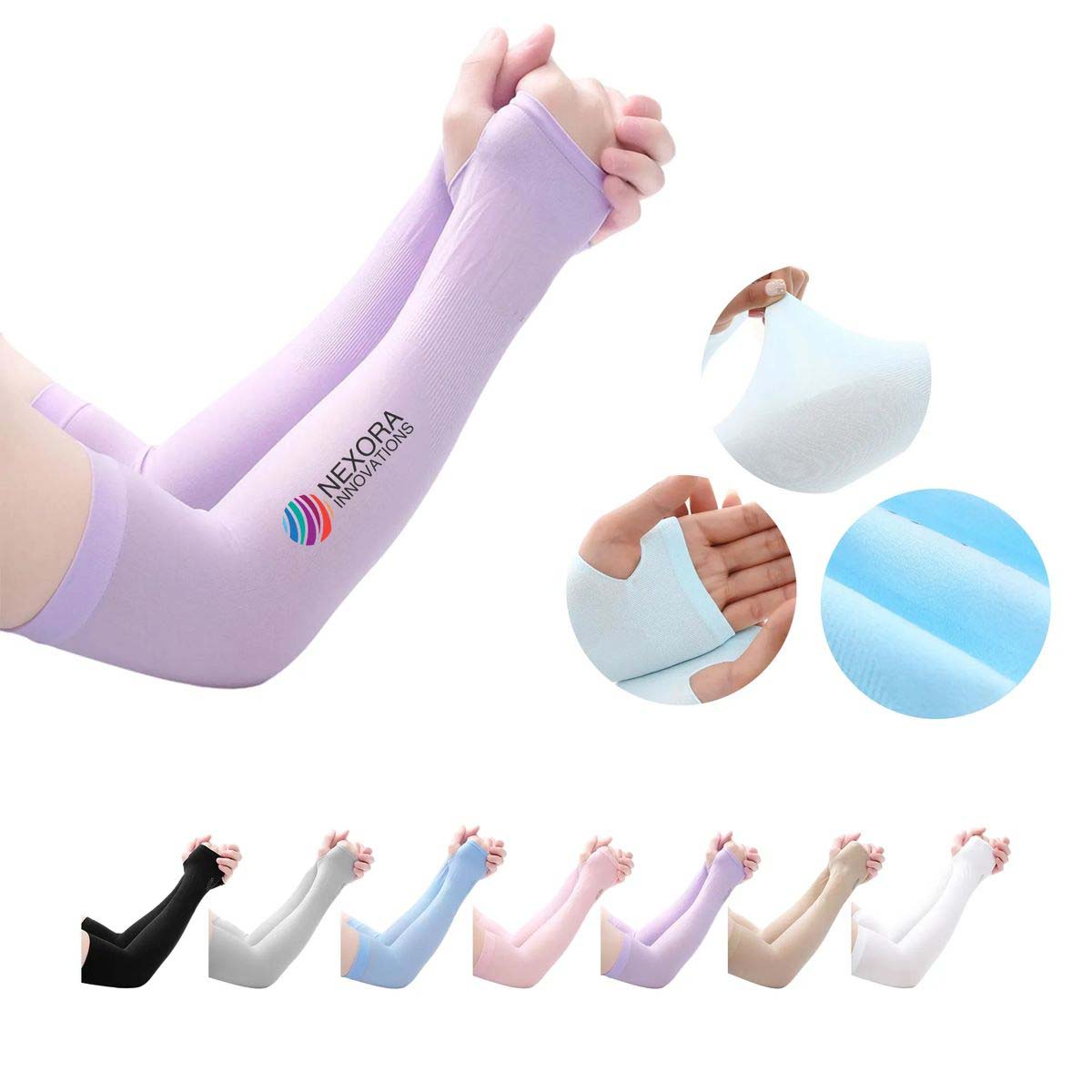 Stretchable Arm Sleeves Cooling and Breathable 4