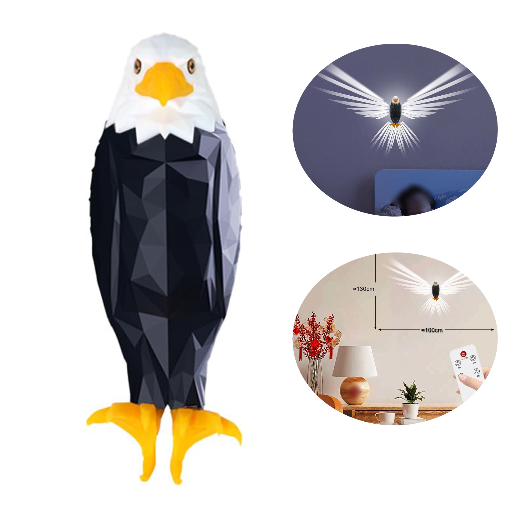 Bald Egle Wall Lamp 2