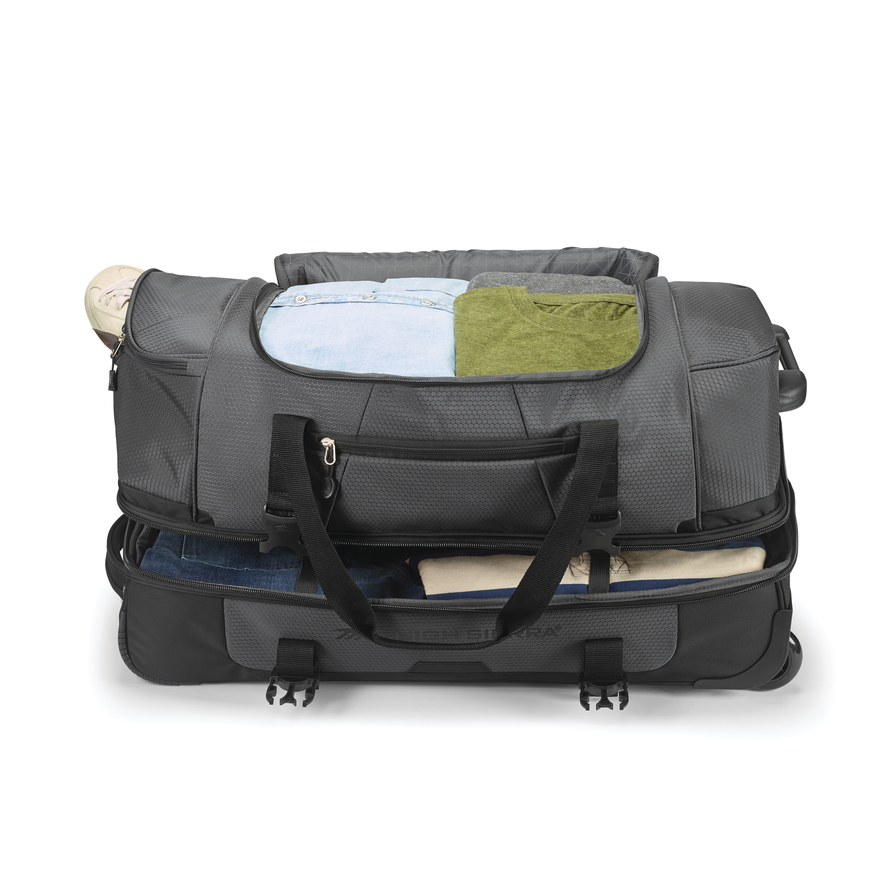 High Sierra® Fairlead 22" Drop Bottom Wheeled Duffel 21
