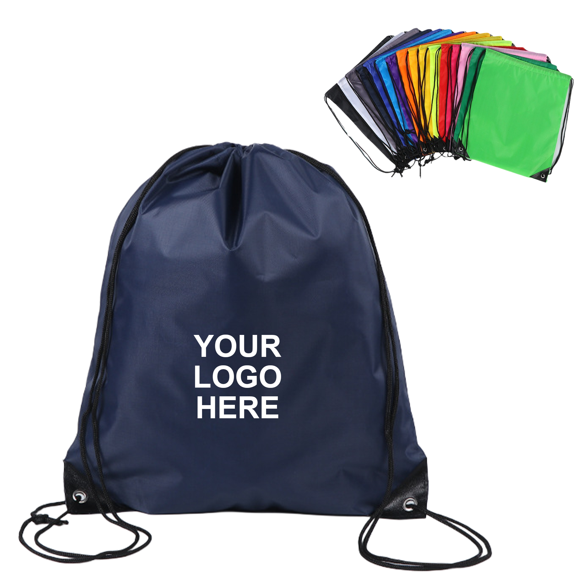 Breathable Rope Backpack Made of 210D Oxford 4