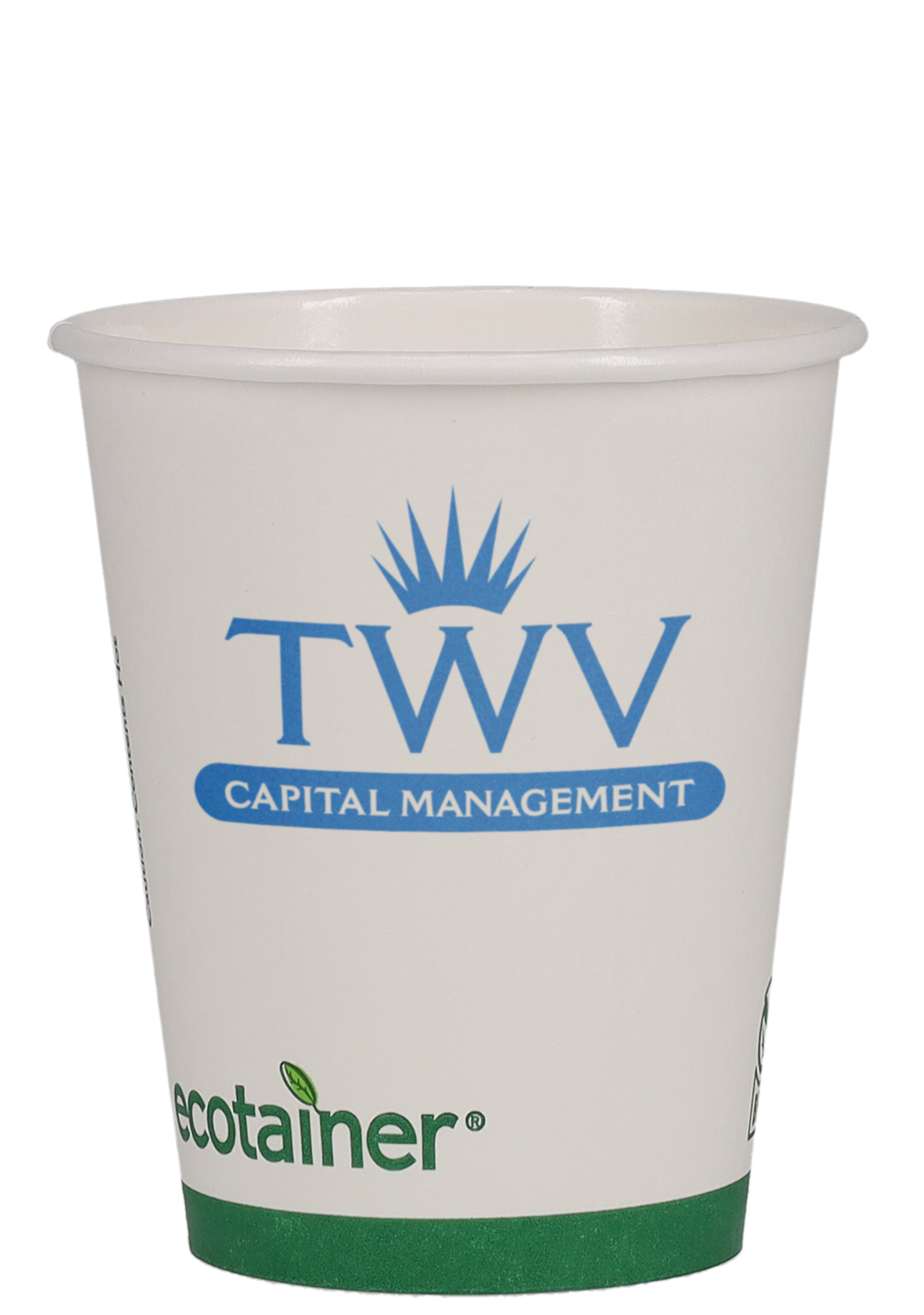 12 oz Paper Cup Eco White Tradition Print 5