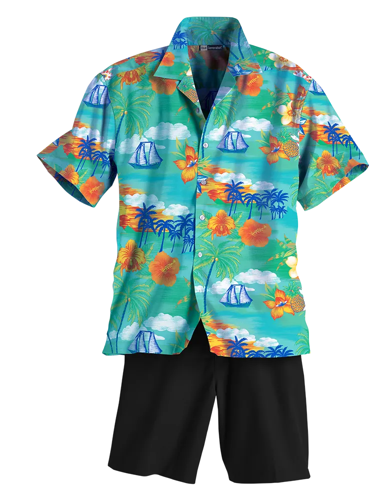 Tropic Print Camp Shirt 3