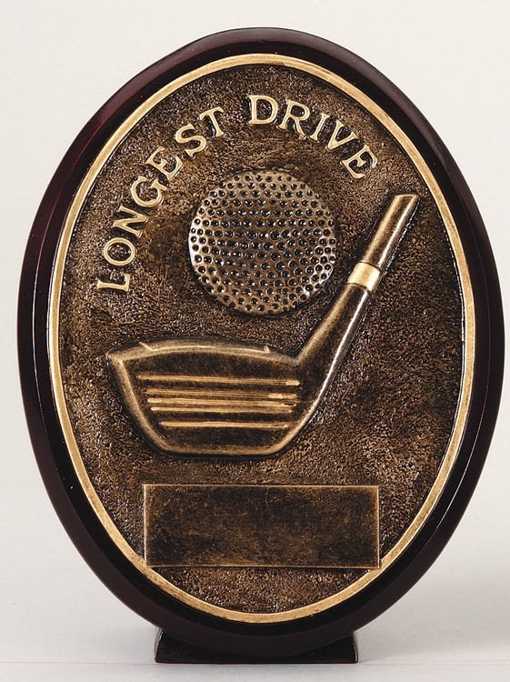 Longest Drive - Resin Plate Golf Award 2