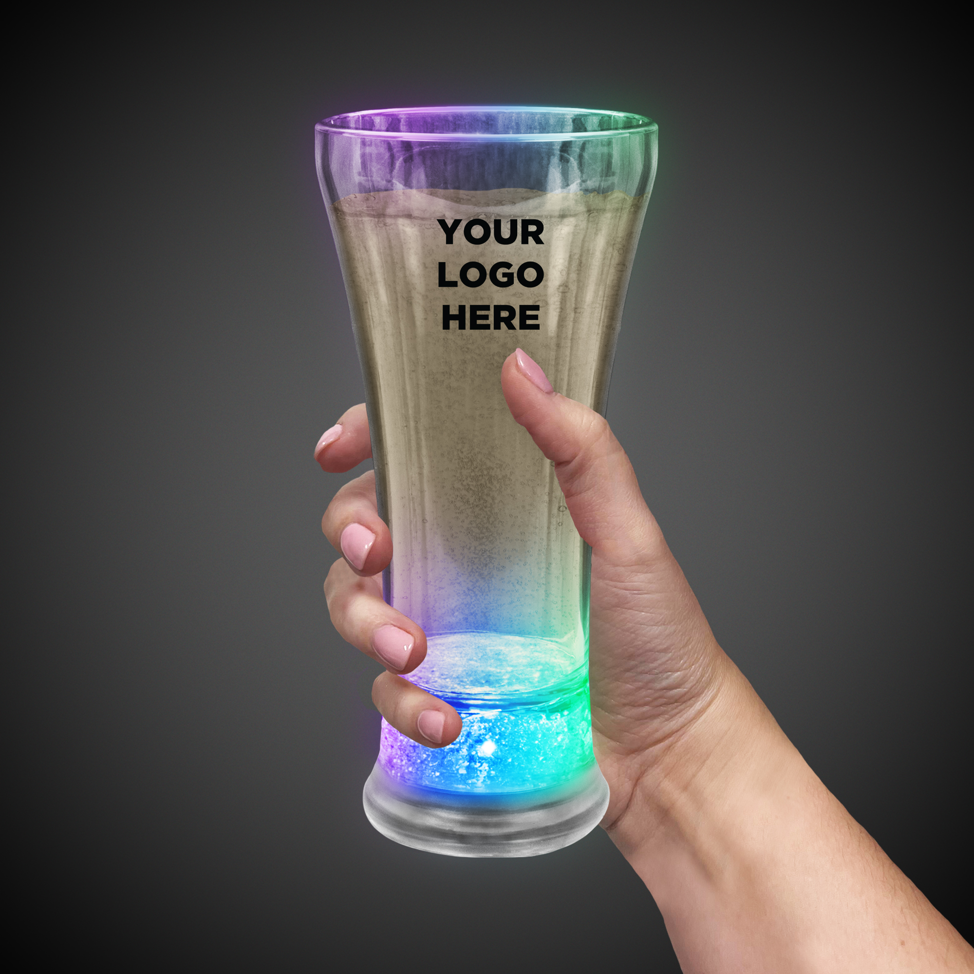 14 oz. Light Up LED Glow Pilsner 4