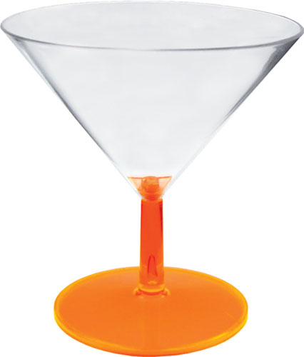 3oz Plastic Mini Stemmed Martini Glass CLOSE OUT 10
