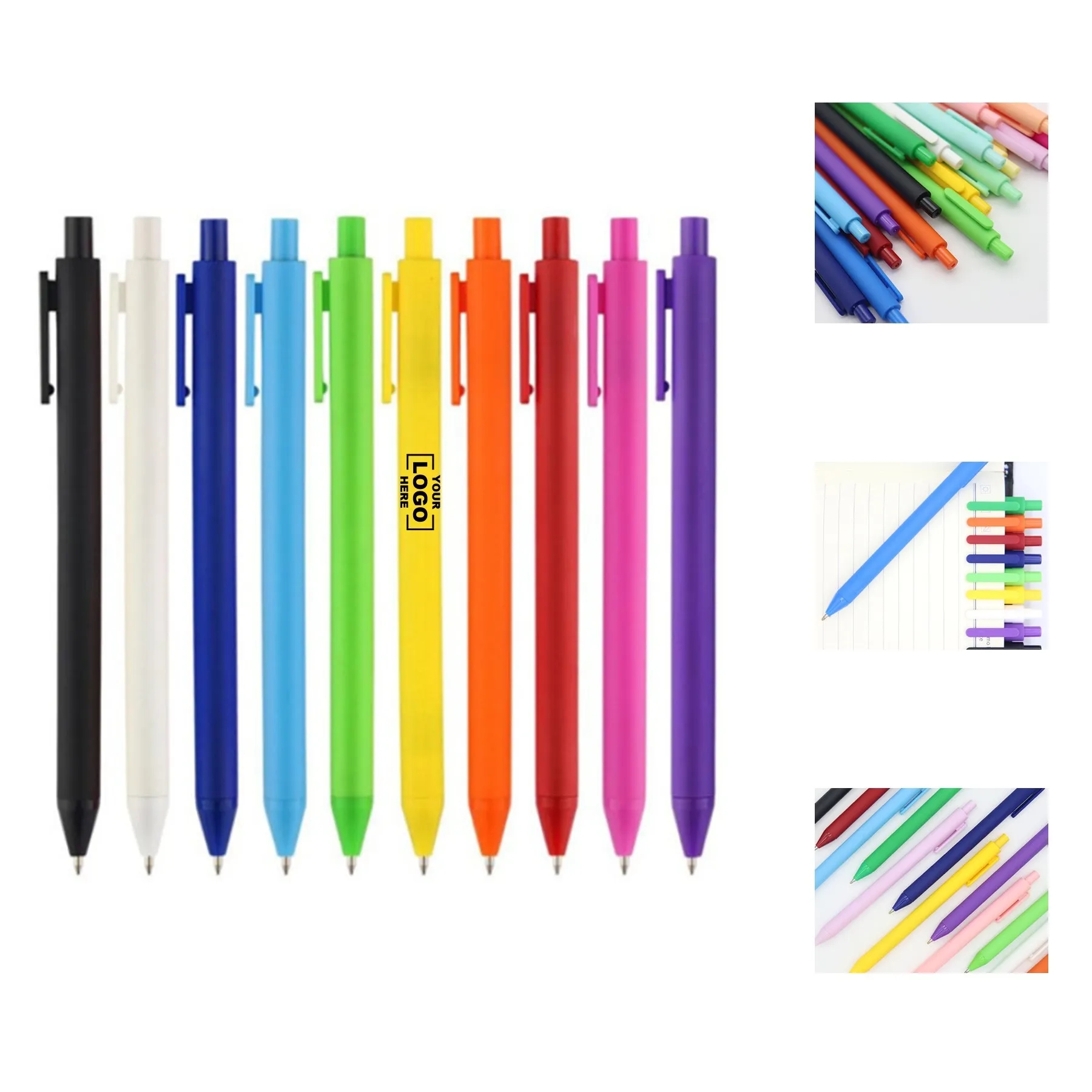 Plantagenet-08 Soft Touch Retractable Gel Pen 6