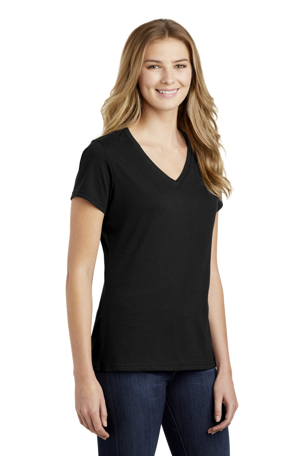 Port & Company® Women's Fan Favorite Blend V-Neck Tee 51