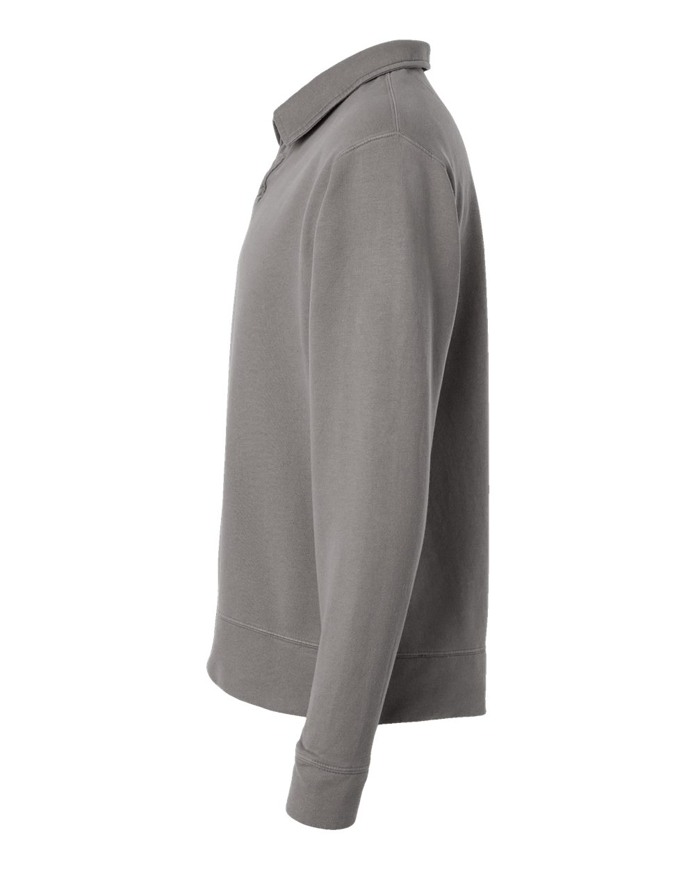 Unisex Garment-Dyed Polo Collar Sweatshirt - GDH490 33