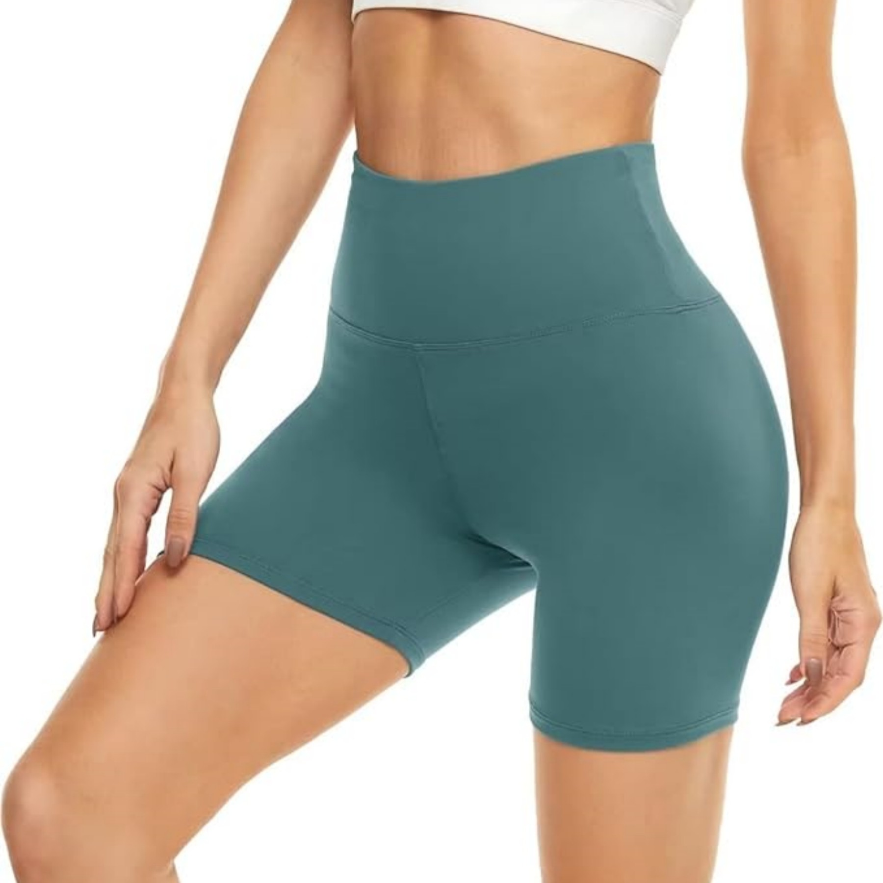 High Rise Yoga Cycling Shorts 11