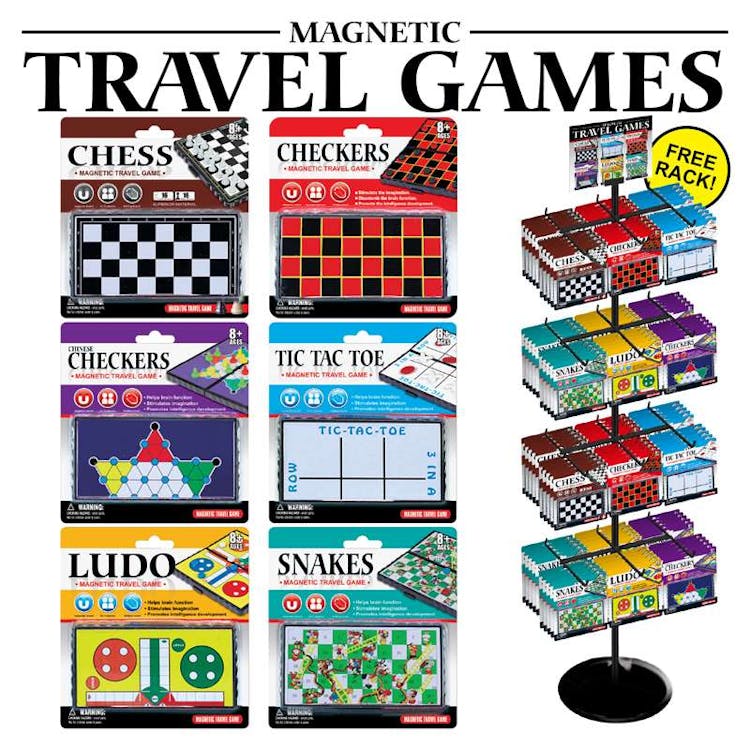 Magnetic Travel Games with Display - 240 Piece 1