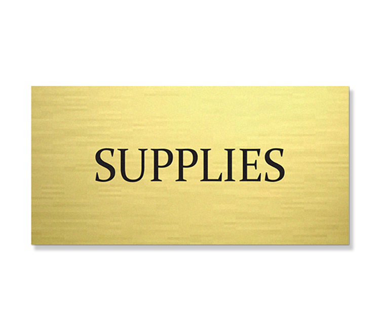 Deluxe screen printed signs 0-10 sq" 6