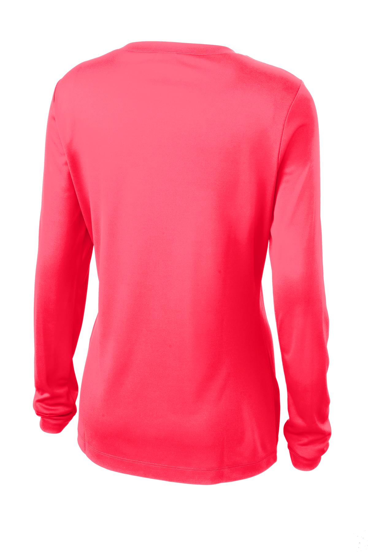 Sport-Tek Women's Long Sleeve PosiCharge Competitor V-Neck Tee. LST353LS 147