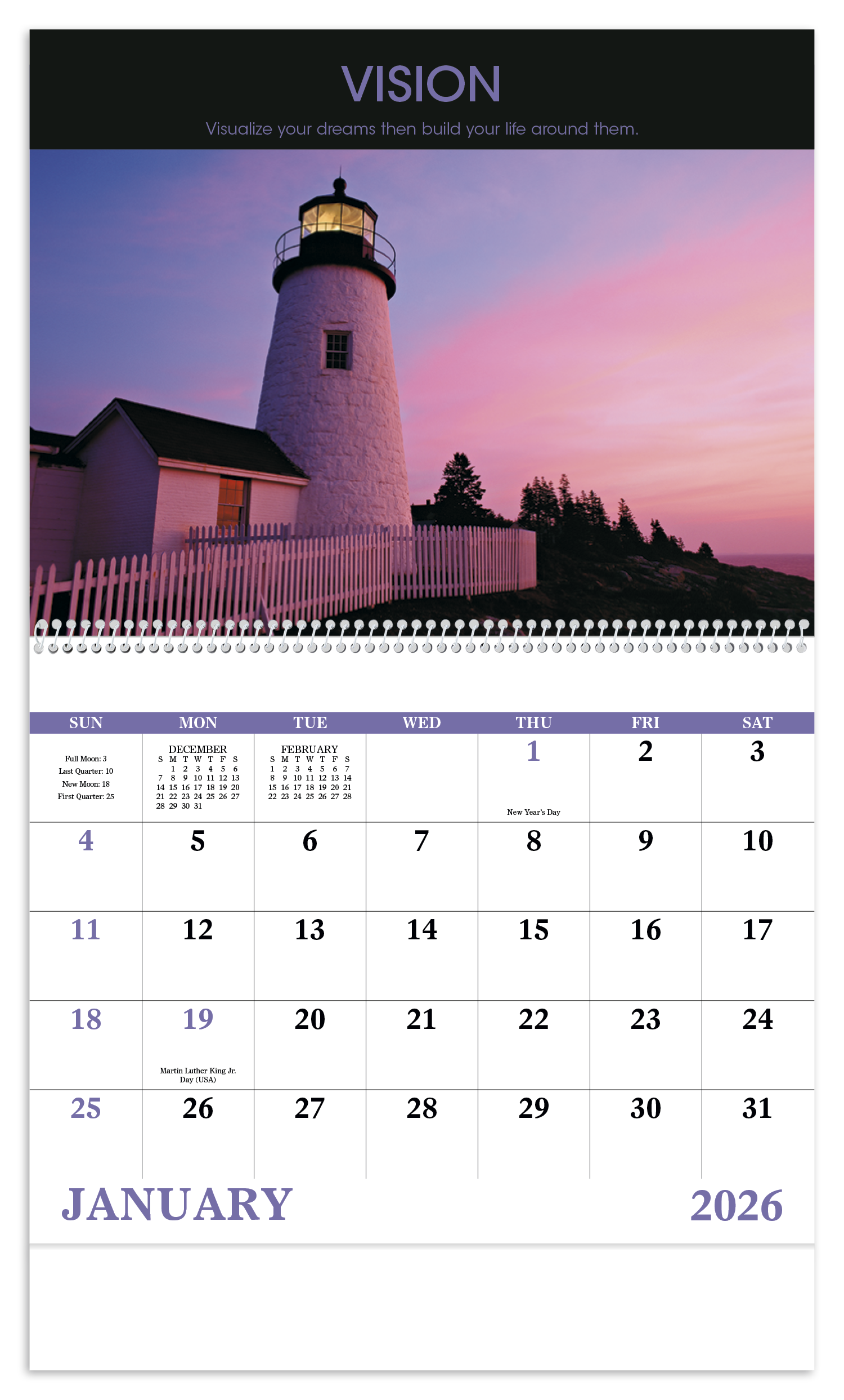 Good Value™ Motivations - Spiral Calendar 2