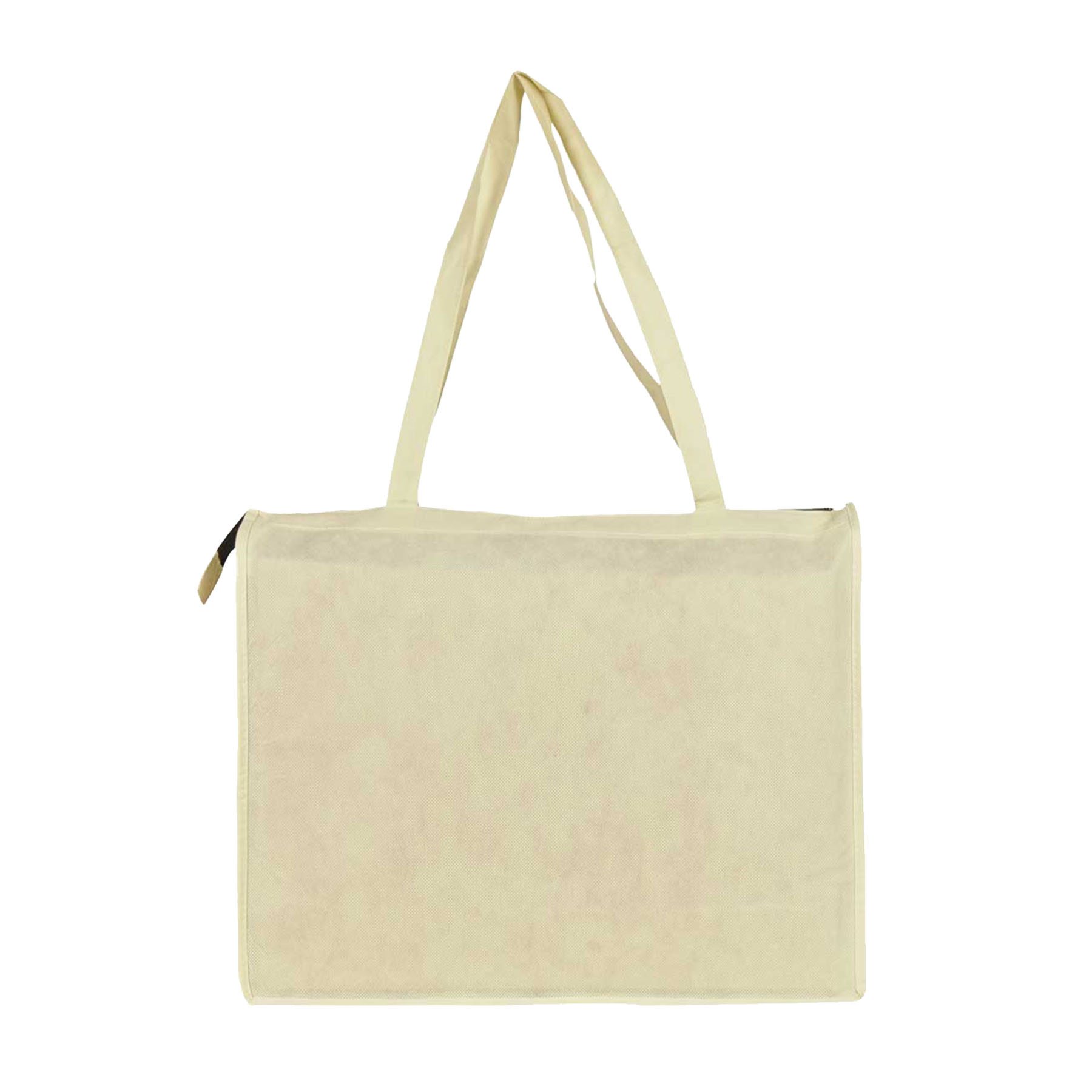 Extra LargeRecycled Non-Woven Polypropylene Tote w/ Zipper 5