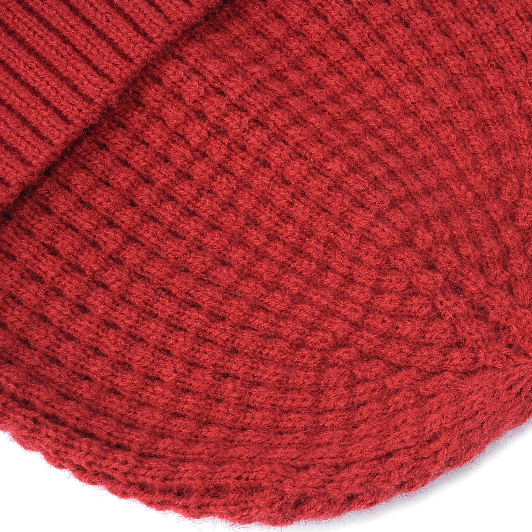 Unisex Waffle Knit Cuffed Beanie With Custom Logo 3