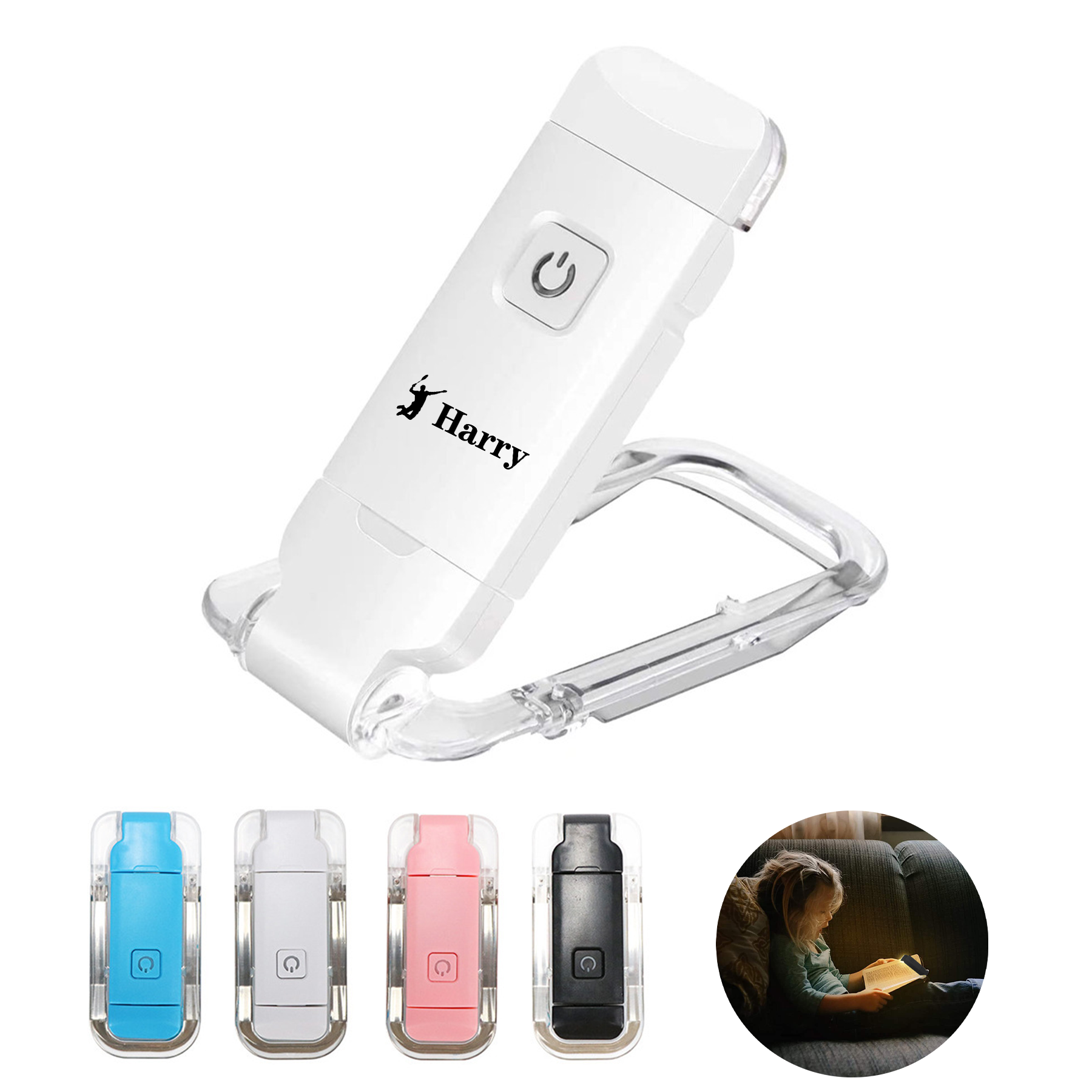 Usb Rechargeable Book Light For Reading In Bed 1