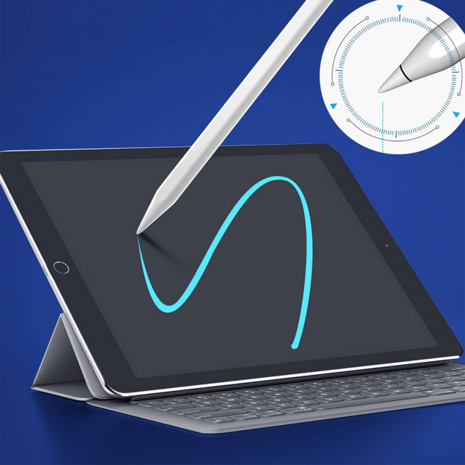 Stylus Pen for iPad Apple Pencil W/Palm Rejection&Tilt 3