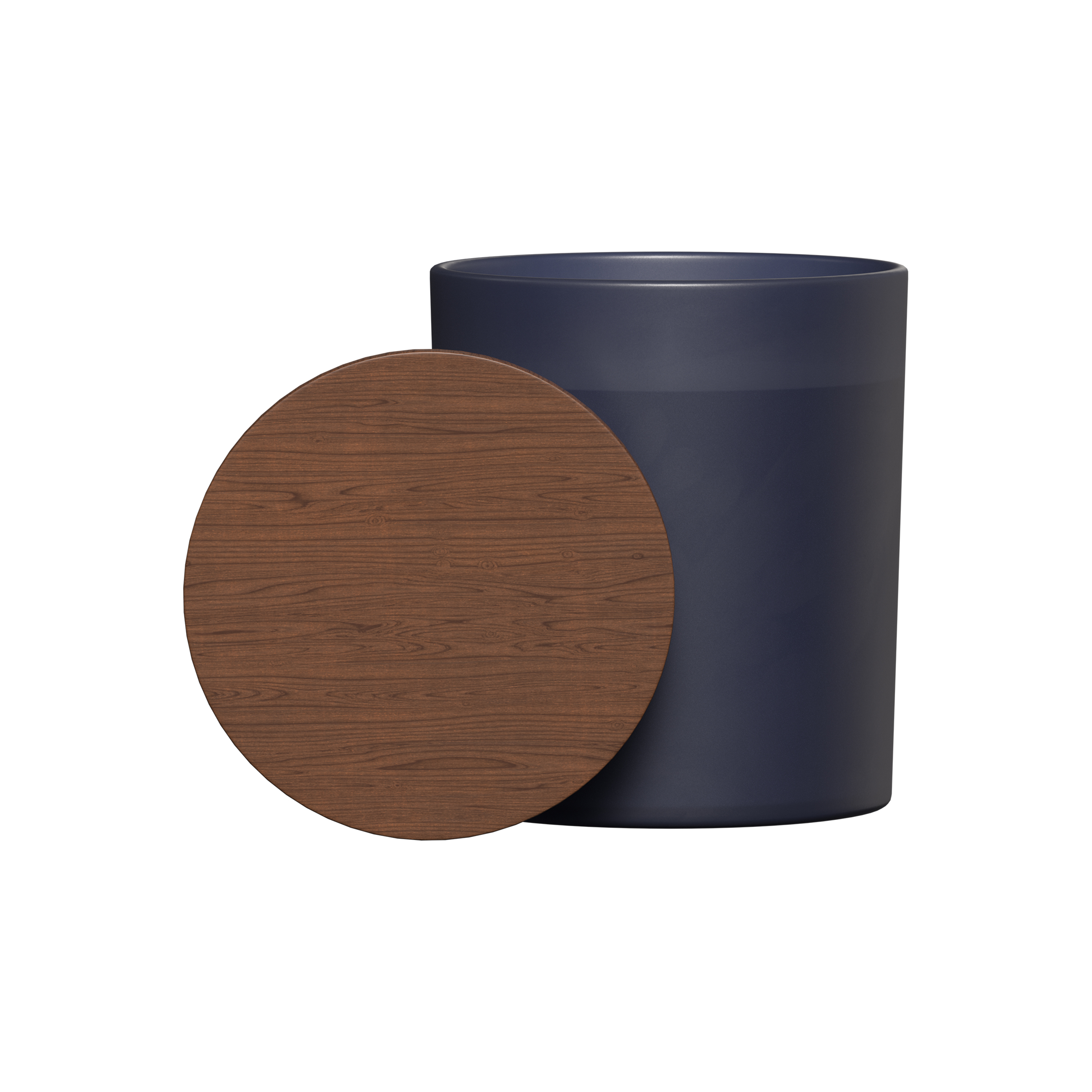 Summit glass candle with acacia wood lid 34