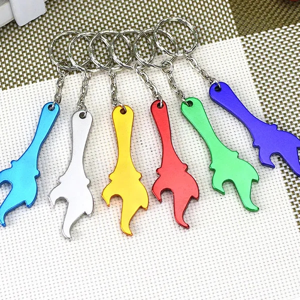 Torch Shape Bottle Opener Keychains 3